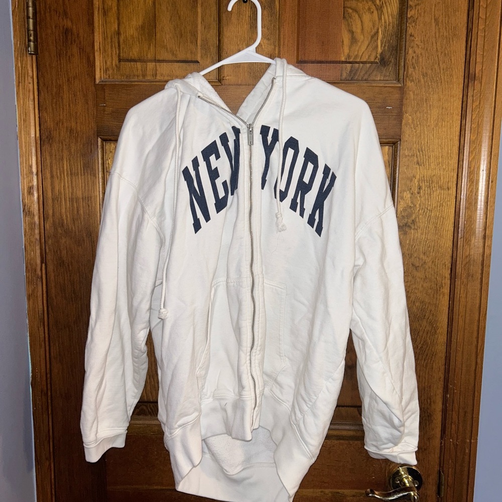 Zip up hoodie